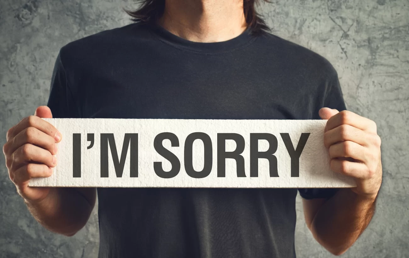 THE POWER OF SAYING SORRY