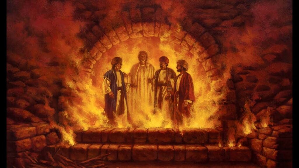 WERE THREE MEN NOT THROWN INTO THE FURNACE?